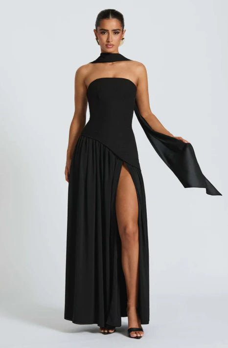 Damska Suknia Wieczorowa | Elegancki Model Maxi na Specjalne Okazje