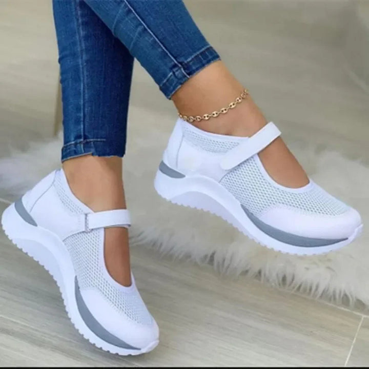 Damskie buty sportowe z paskiem