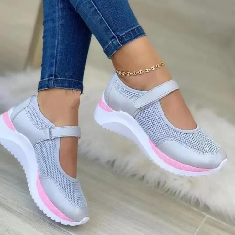 Damskie buty sportowe z paskiem