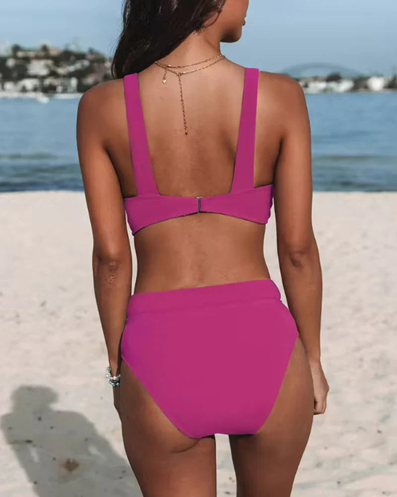 Kobiety Komplet Bikini | Wysoki Stan