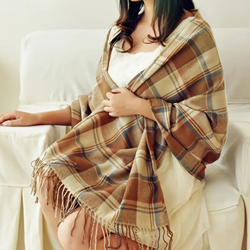 Kobiety Szalik | Dzianinowy krój oversize