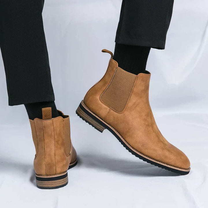 Męskie Buty Chelsea | Wsuwana Konstrukcja za Kostkę