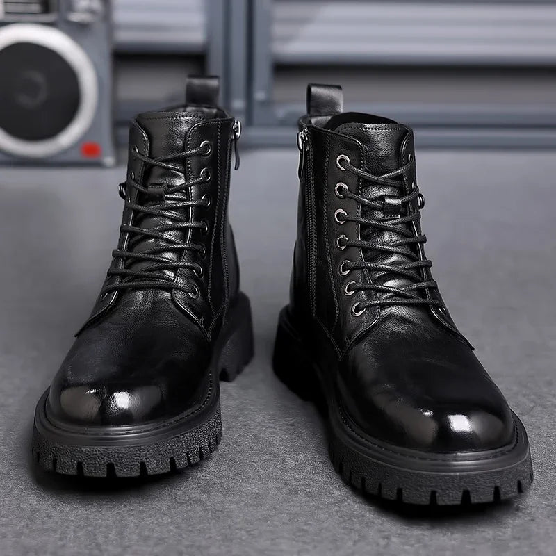 Męskie Buty | Sznurowana Konstrukcja Z Podeszwą Antypoślizgową Męską