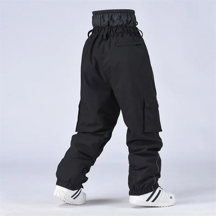 Spodnie snowboardowe unisex | Wiatro- i wodoodporne z zamkiem