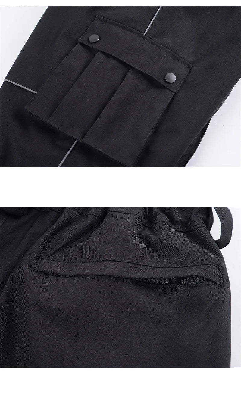 Spodnie snowboardowe unisex | Wiatro- i wodoodporne z zamkiem