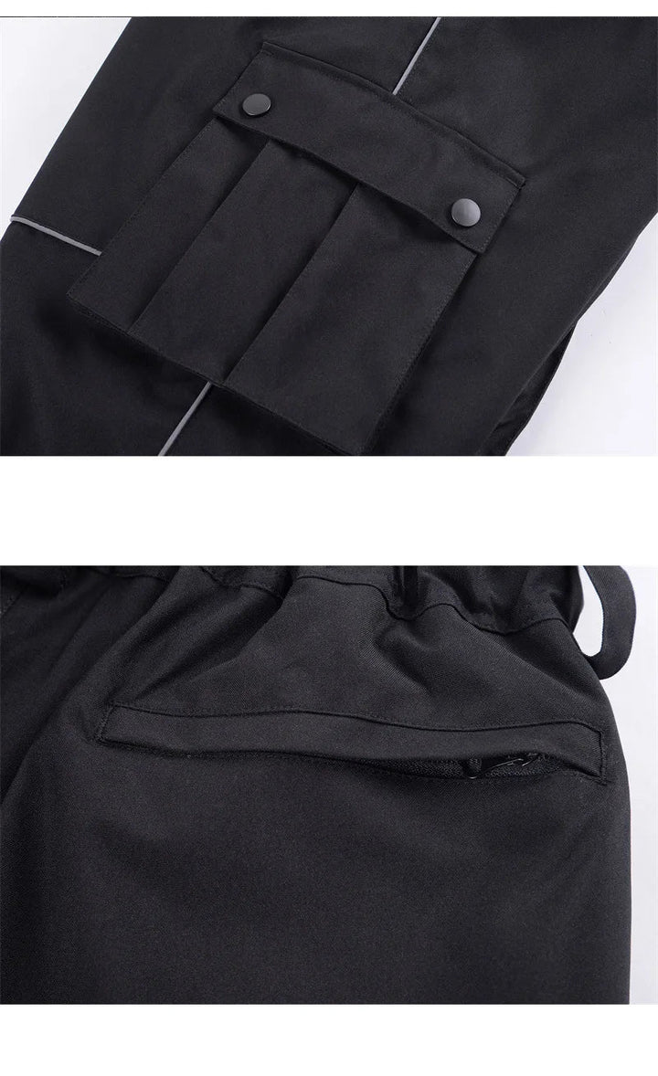 Spodnie snowboardowe unisex | Wiatro- i wodoodporne z zamkiem
