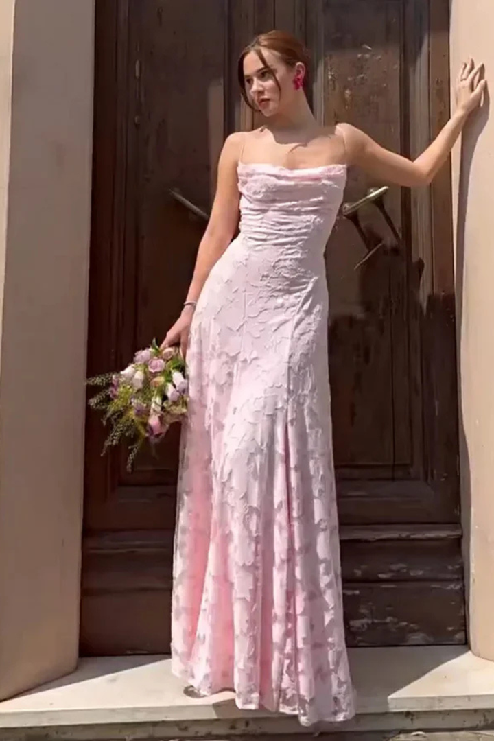 Sukienka Maxi Na Ramiączkach Ze Sznurowanymi Plecami